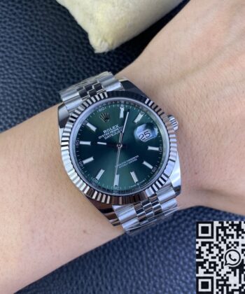41 MM Datejust Rolex M126334-0028 Olive Green Dial