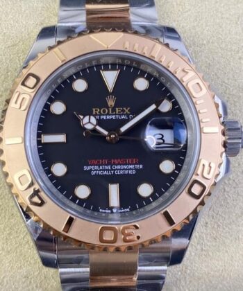 Fake Yacht Master Rolex M126621-0002 Black Dial Size 40mm