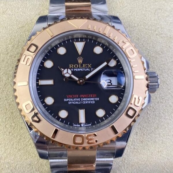 Fake Yacht Master Rolex M126621-0002 Black Dial Size 40mm