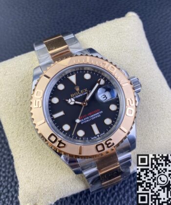 Fake Yacht Master Rolex M126621-0002 Black Dial Size 40mm