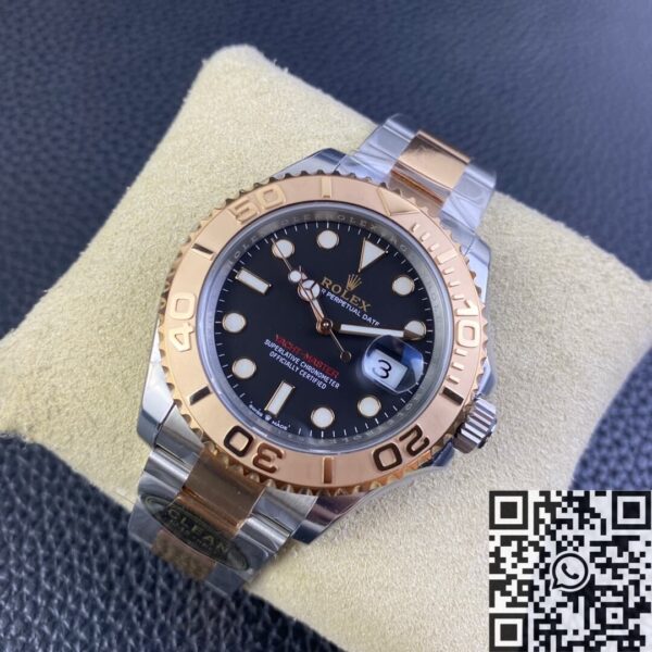 Fake Yacht Master Rolex M126621-0002 Black Dial Size 40mm