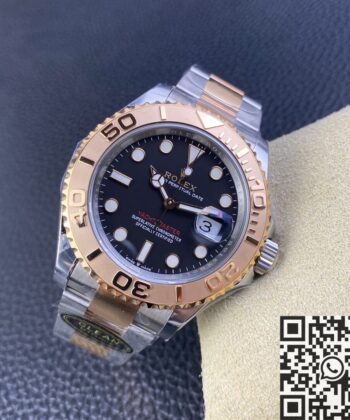 Fake Yacht Master Rolex M126621-0002 Black Dial Size 40mm