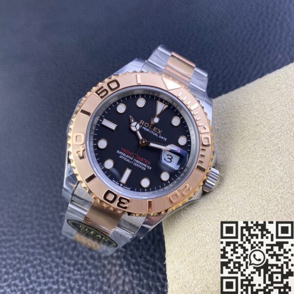 Fake Yacht Master Rolex M126621-0002 Black Dial Size 40mm