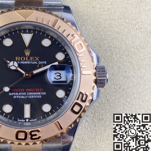 Fake Yacht Master Rolex M126621-0002 Black Dial Size 40mm