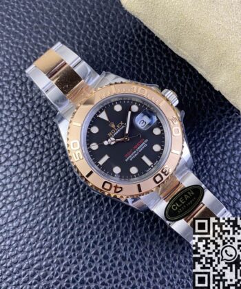 Fake Yacht Master Rolex M126621-0002 Black Dial Size 40mm
