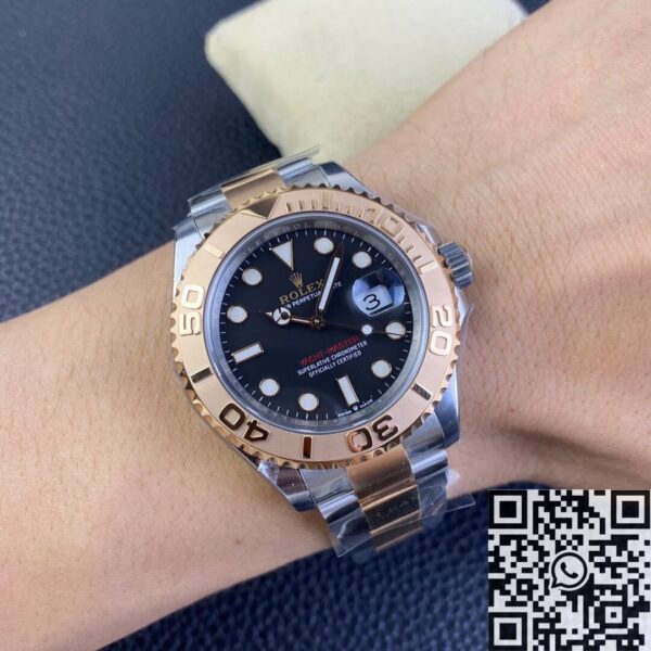 Fake Yacht Master Rolex M126621-0002 Black Dial Size 40mm
