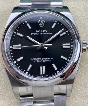 Rolex Oyster Perpetual M126000-0002 Black Dial Size 36mm