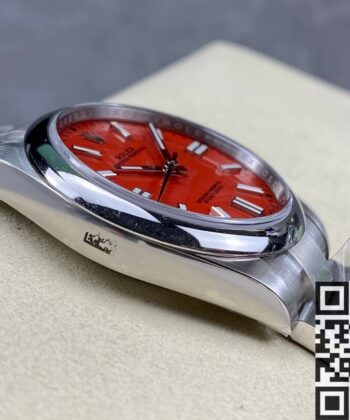 Rolex Oyster Perpetual 41 M124300-0007 Coral Red Dial