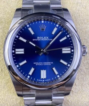 Oyster Perpetual Men’s Watches Rolex M124300-0003 Bright Blue