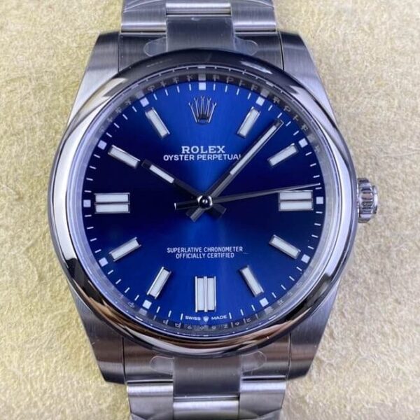 Oyster Perpetual Men’s Watches Rolex M124300-0003 Bright Blue