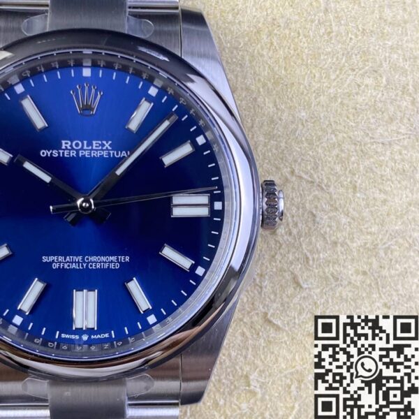 Oyster Perpetual Men’s Watches Rolex M124300-0003 Bright Blue