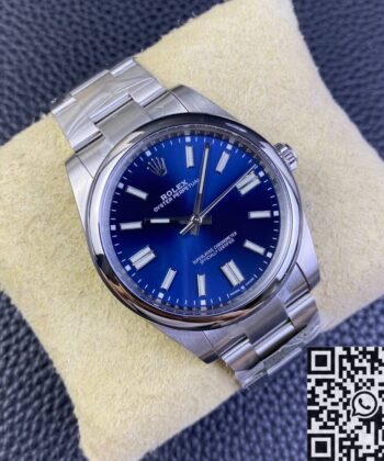 Oyster Perpetual Men’s Watches Rolex M124300-0003 Bright Blue
