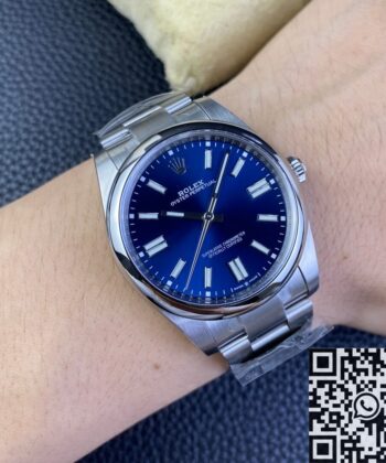 Oyster Perpetual Men’s Watches Rolex M124300-0003 Bright Blue