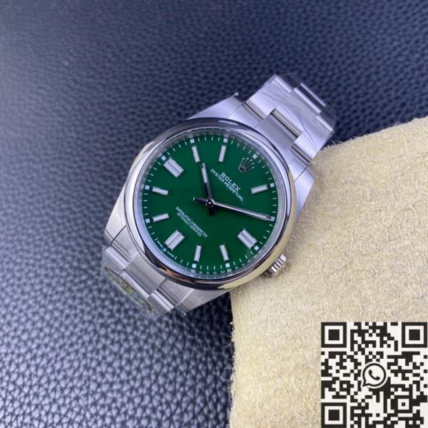 Vintage Rolex Oyster Perpetual M124300-0005 Green Dial