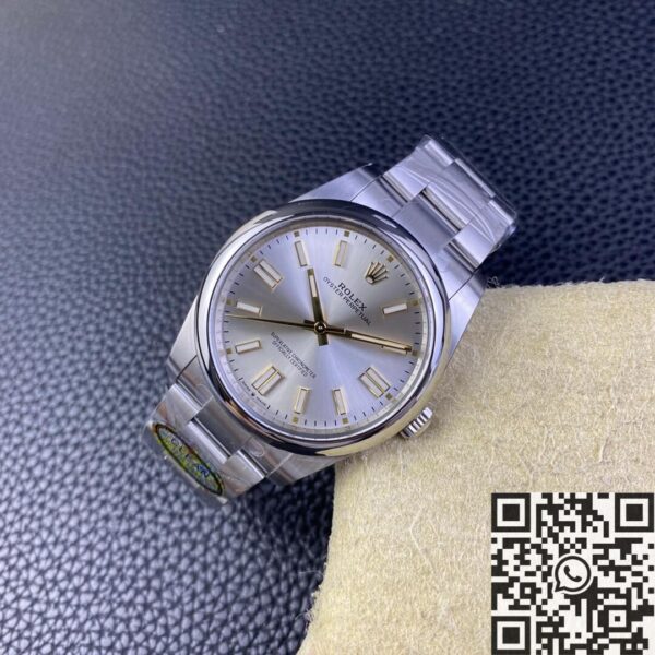 Oyster Perpetual Clean Factory Rolex M124300-0001 Silver Dial