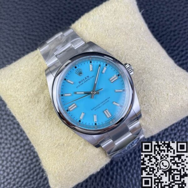 Fake Oyster Perpetual Rolex M126000-0006 Tiffany Blue