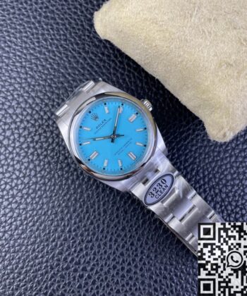 Fake Oyster Perpetual Rolex M126000-0006 Tiffany Blue
