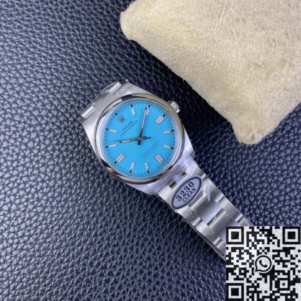 Fake Oyster Perpetual Rolex M126000-0006 Tiffany Blue
