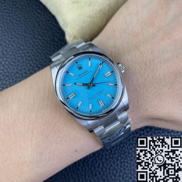 Fake Oyster Perpetual Rolex M126000-0006 Tiffany Blue