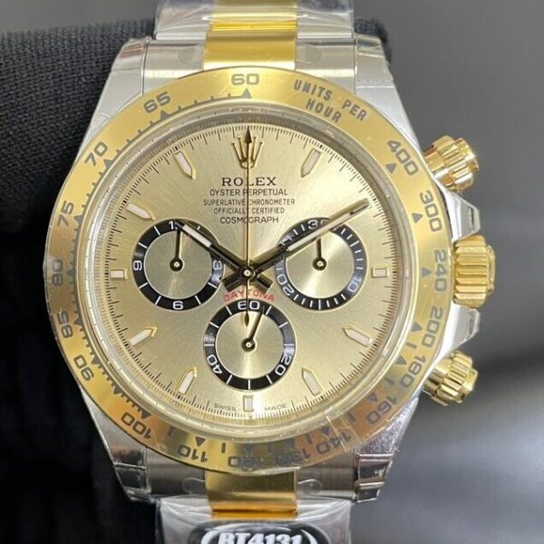 BT Factory Daytona Watch Rolex M126503-0004 Gold Dial