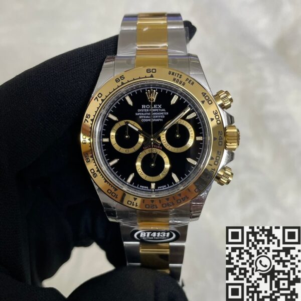 BT Factory Replica Daytona Rolex M126503-0003 Black Panda
