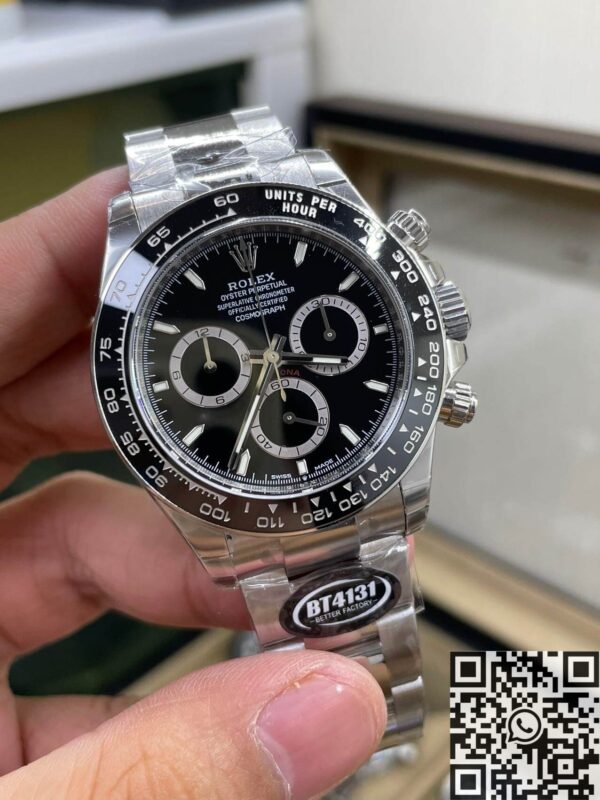 Rolex Daytona Watch M126500LN-0002 Black Panda Dial BT
