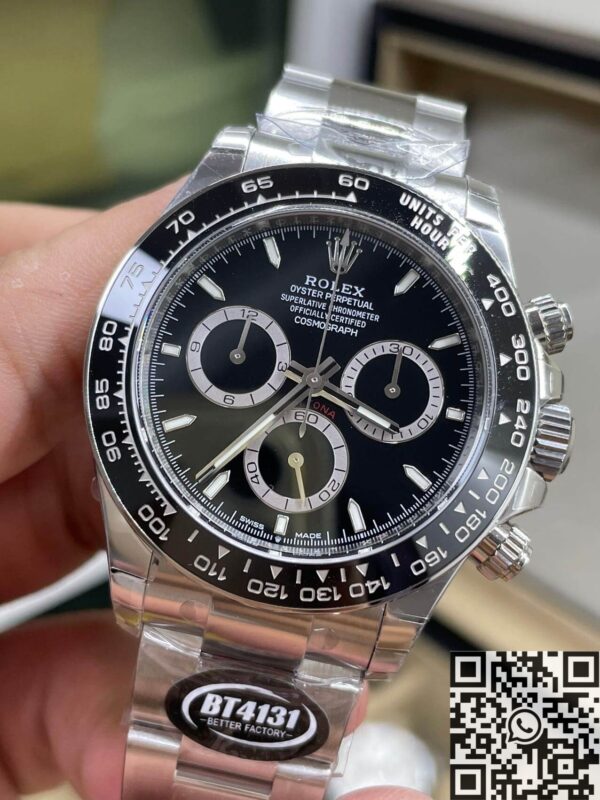 Rolex Daytona Watch M126500LN-0002 Black Panda Dial BT