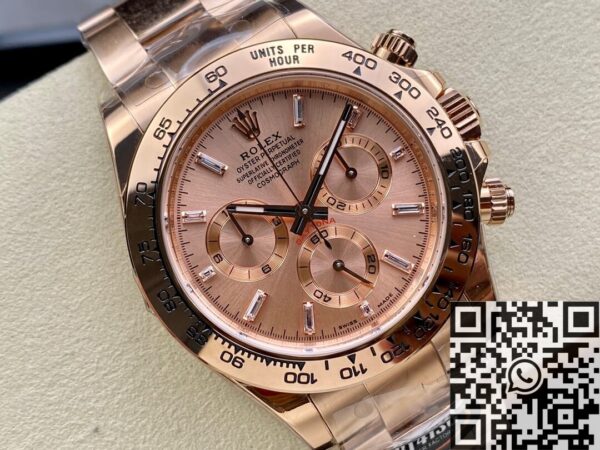 Rolex Daytona Watches M116505-0017 Rose Gold Dial BT Factory
