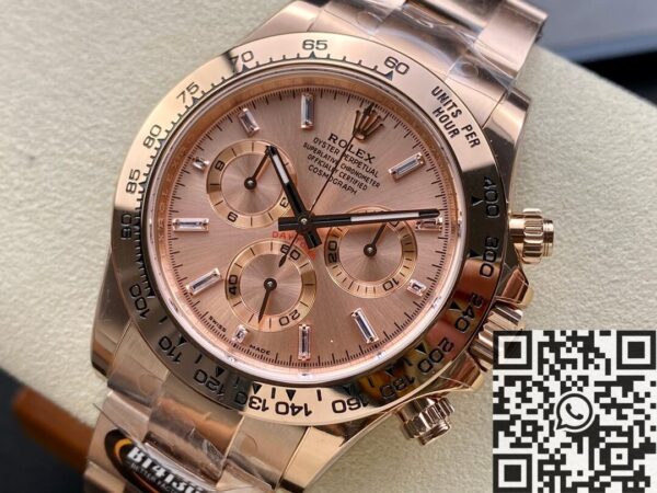 Rolex Daytona Watches M116505-0017 Rose Gold Dial BT Factory