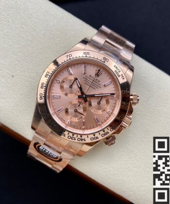 Rolex Daytona Watches M116505-0017 Rose Gold Dial BT Factory