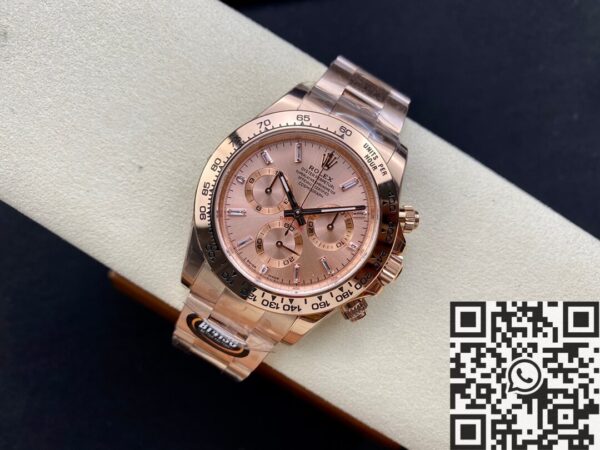Rolex Daytona Watches M116505-0017 Rose Gold Dial BT Factory