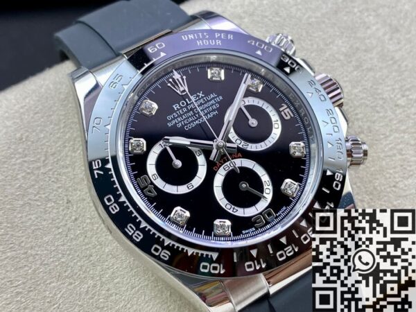 Rolex Daytona Fake Watches M116519LN-0025 Black Panda Plate