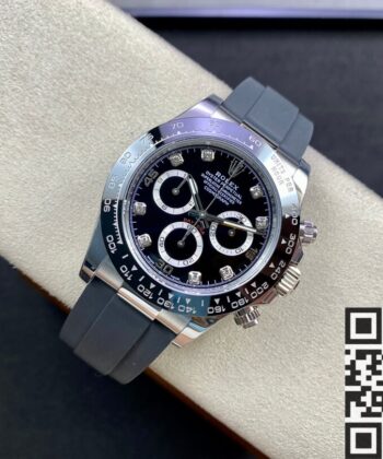 Rolex Daytona Fake Watches M116519LN-0025 Black Panda Plate