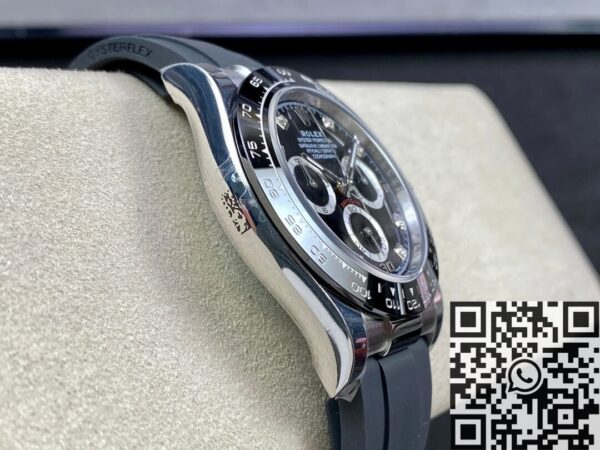 Rolex Daytona Fake Watches M116519LN-0025 Black Panda Plate