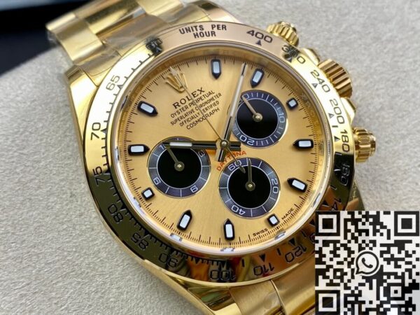 BT Factory Fake Daytona Rolex M116508-0014 Gold Watches