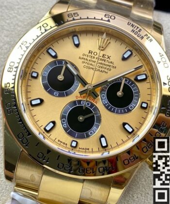 BT Factory Fake Daytona Rolex M116508-0014 Gold Watches