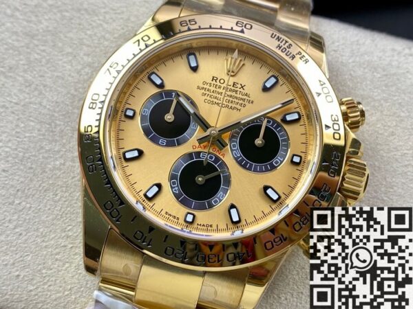 BT Factory Fake Daytona Rolex M116508-0014 Gold Watches