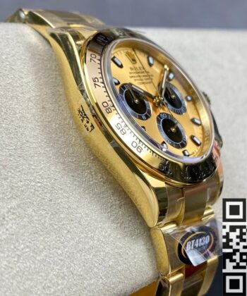 BT Factory Fake Daytona Rolex M116508-0014 Gold Watches