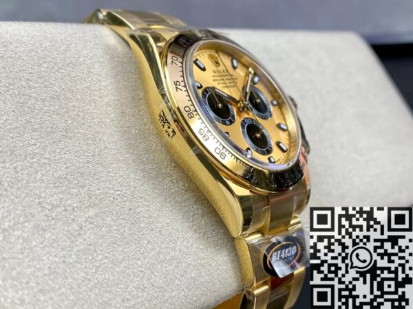 BT Factory Fake Daytona Rolex M116508-0014 Gold Watches