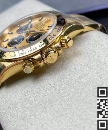 BT Factory Fake Daytona Rolex M116508-0014 Gold Watches