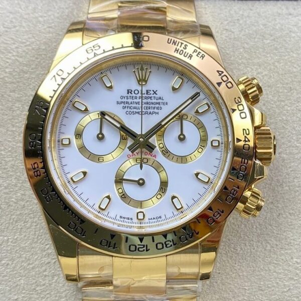 Rolex Daytona 4130 Replica BT M116508-0001 White Panda Plate