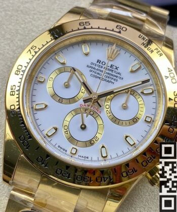 Rolex Daytona 4130 Replica BT M116508-0001 White Panda Plate