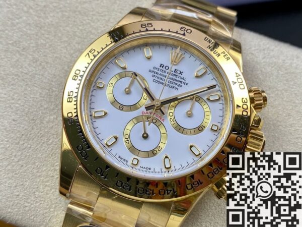 Rolex Daytona 4130 Replica BT M116508-0001 White Panda Plate