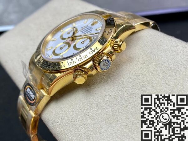 Rolex Daytona 4130 Replica BT M116508-0001 White Panda Plate