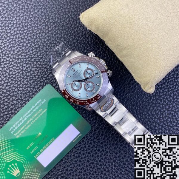 BT Factory Daytona 40MM Rolex M116506-0001 Light Blue Dial