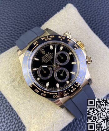 BT Rolex Daytona Watch M116518LN-0043 Black Dial