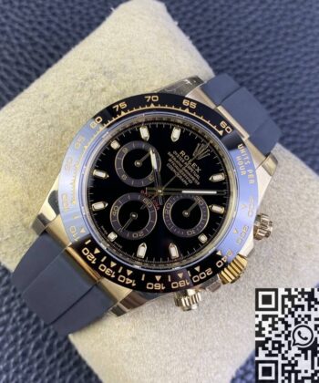BT Rolex Daytona Watch M116518LN-0043 Black Dial