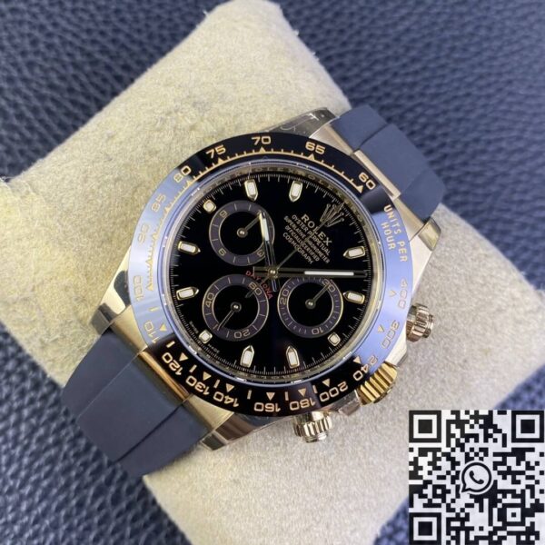 BT Rolex Daytona Watch M116518LN-0043 Black Dial