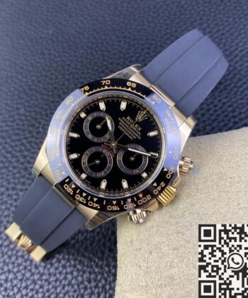 BT Rolex Daytona Watch M116518LN-0043 Black Dial