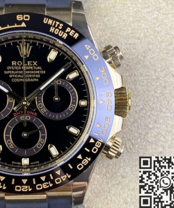 BT Rolex Daytona Watch M116518LN-0043 Black Dial